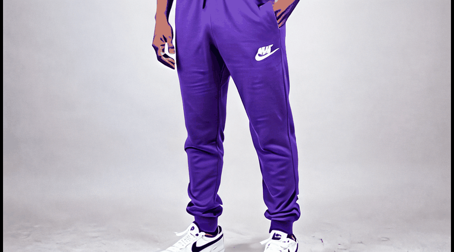 Purple Nike Sweatpants