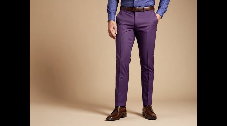 Find the perfect purple pants for men with our curated selection, comparing styles, fabrics, and fits to help you make an informed choice.
