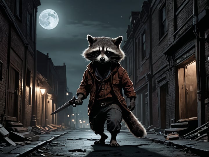 Raccoon-With-Knife-4