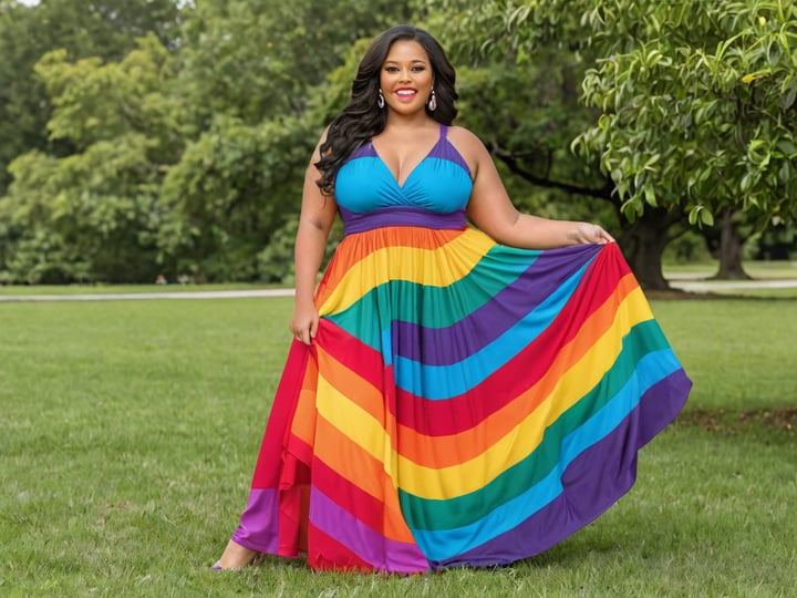 Rainbow-Plus-Size-Dresseses-2