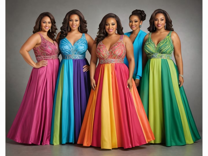 Rainbow-Plus-Size-Dresseses-5