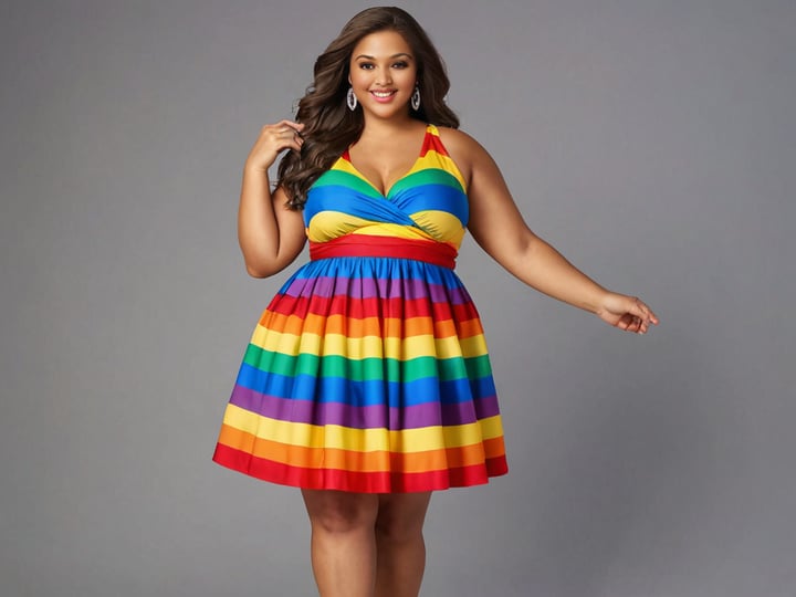 Rainbow-Plus-Size-Dresseses-6