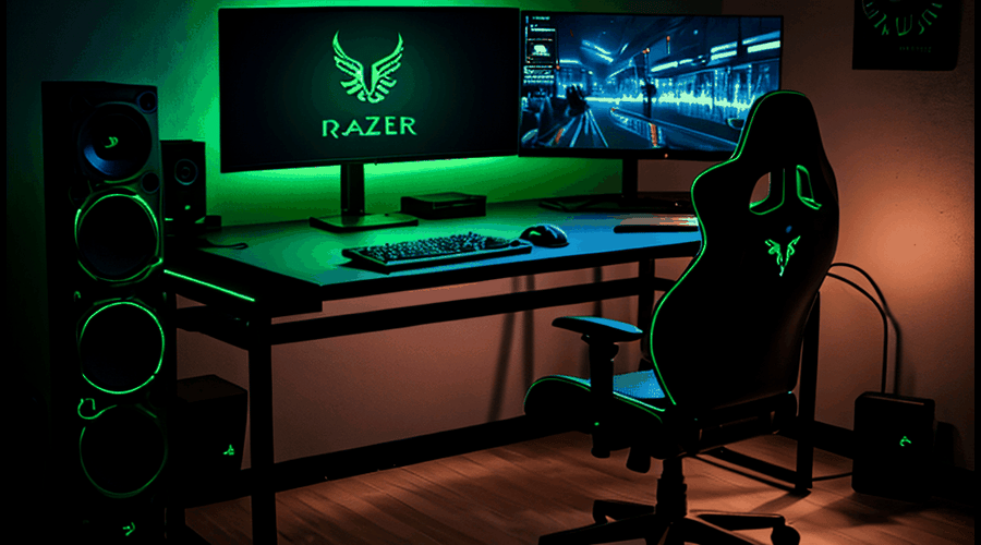 Discover the ultimate collection of Razer gaming desks designed to enhance your gaming experience and elevate your setup. Our product roundup presents a diverse selection of desks and workstations from Razer, tailored for hardcore gamers looking to improve their PC gaming performance.