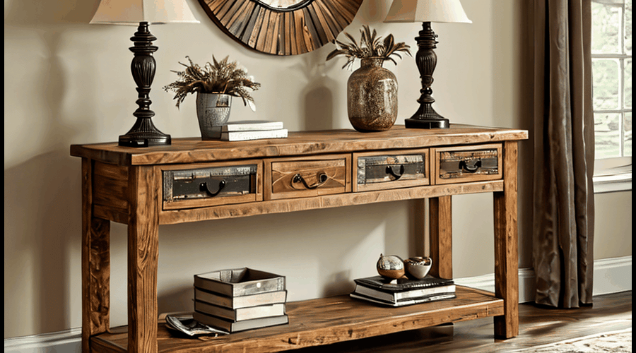 This comprehensive guide reviews the best reclaimed wood console tables on the market, comparing their durability, craftsmanship, and value as a sustainable furniture choice.