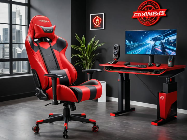 Red Gaming Chairs-6
