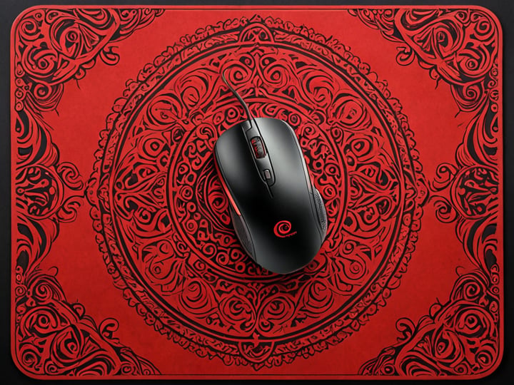 Red Gaming Mouse Pads-2