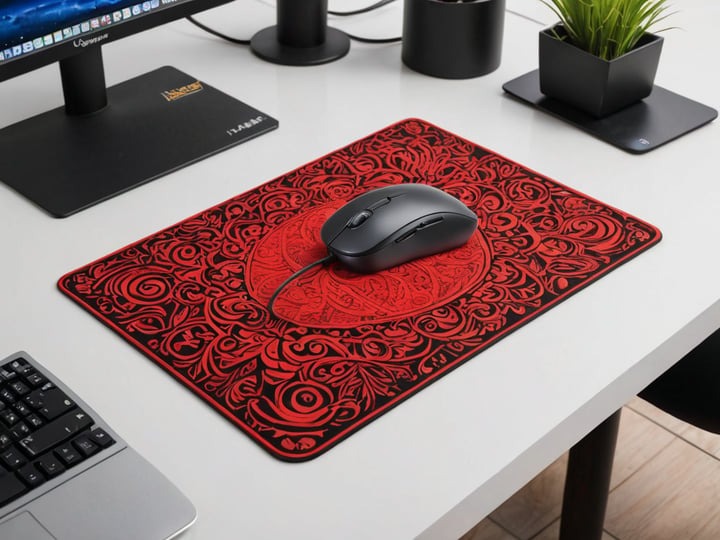 Red Gaming Mouse Pads-3