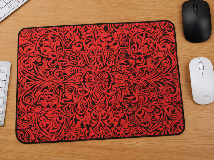 Red Gaming Mouse Pads-4