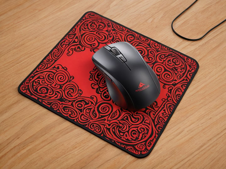 Red Gaming Mouse Pads-5