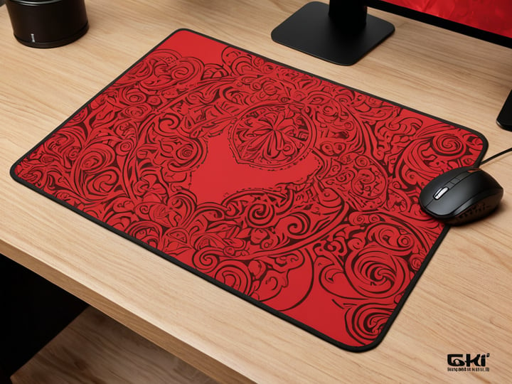 Red Gaming Mouse Pads-6