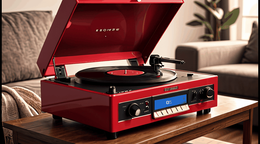 Red Record Players