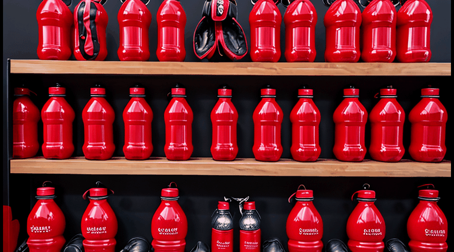 Red Water Bottles