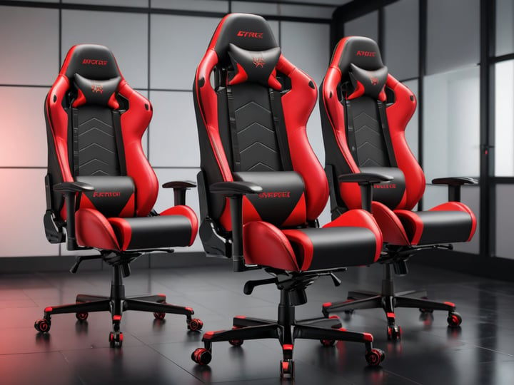 Red and Black Gaming Chairs-3