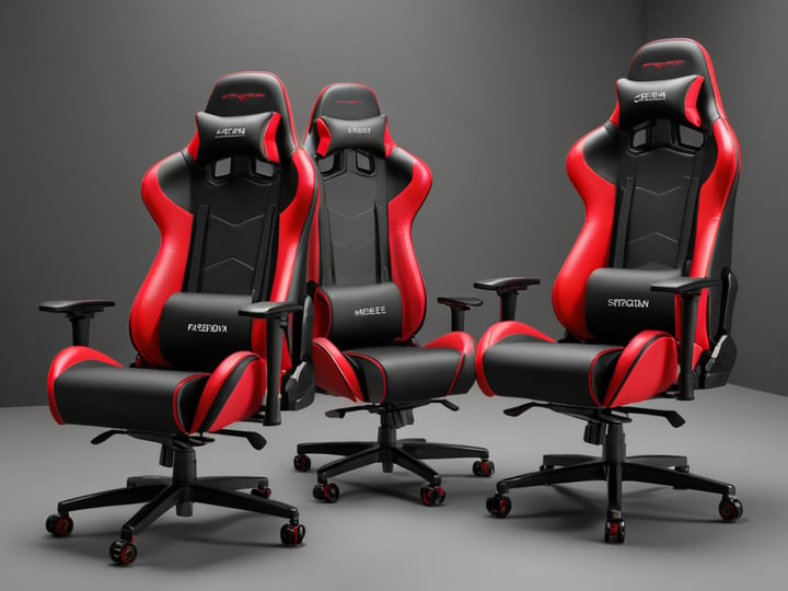 Red and Black Gaming Chairs-4