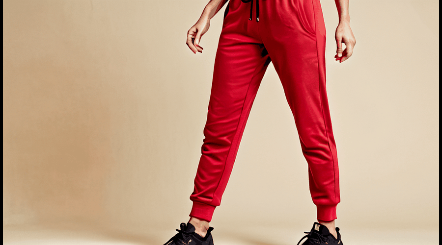 Red Joggers Womens