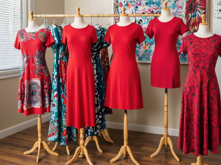 Red-T-Shirt-Dresses-2