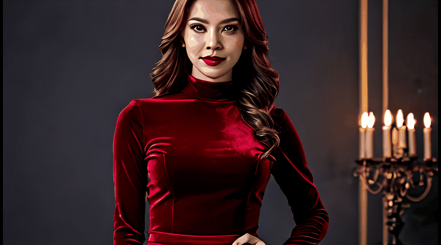 A curated selection of red velvet tops, featuring the most luxurious and stylish options available today.