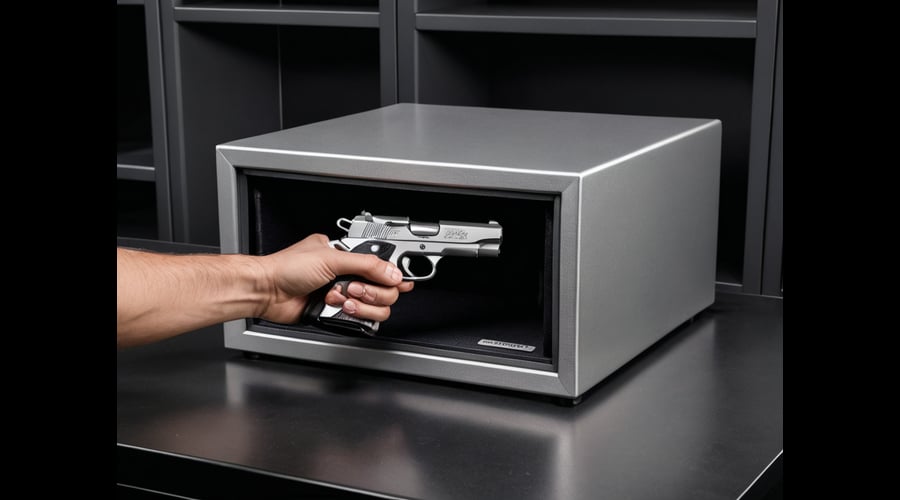 A secure way to store your firearm, our RFID pistol safe protects against theft and prying eyes while blocking electronic signals that could trigger your weapon.
