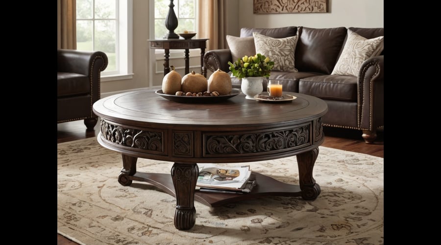 Our round farmhouse coffee table guide examines nine top options, comparing their durability, storage features, and value to help you find the perfect piece for your space.