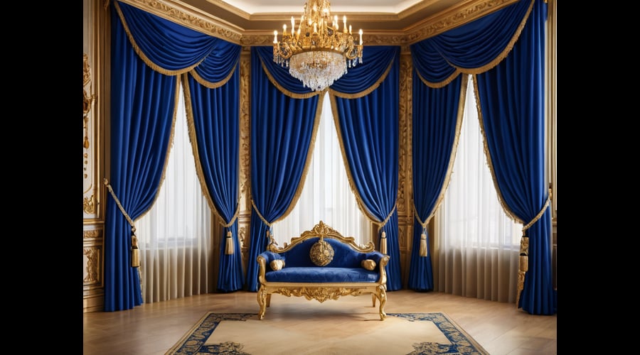 Discover the perfect addition to your home with our roundup of elegant royal blue curtains, designed to add a touch of sophistication and charm to any room.