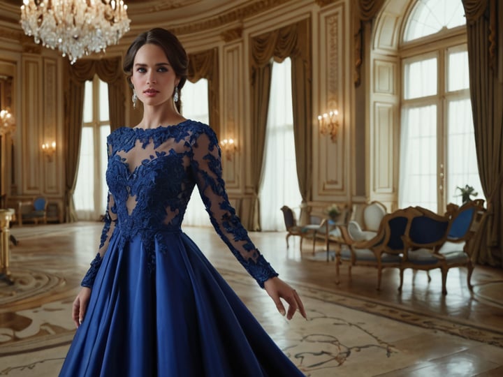 Royal-Blue-Long-Sleeve-Dresses-4