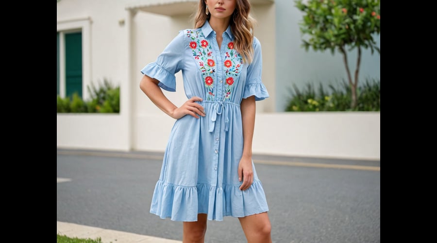 Our Ruched Shirt Dress combines elegant detailing with comfortable flattering fit, perfect for both casual and dressed-up occasions.