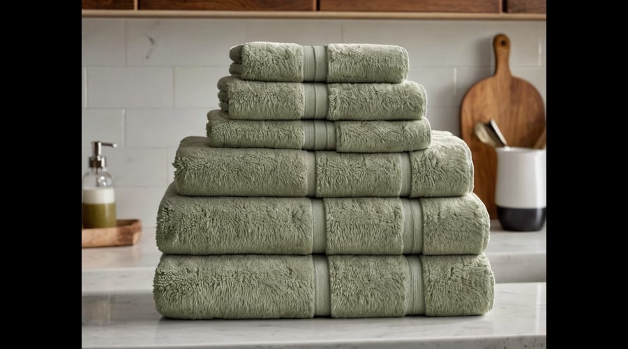 Explore a selection of the finest sage green towels, expertly crafted for a luxurious and eco-friendly bathing experience. This roundup showcases top-quality options for a serene and soothing home atmosphere.