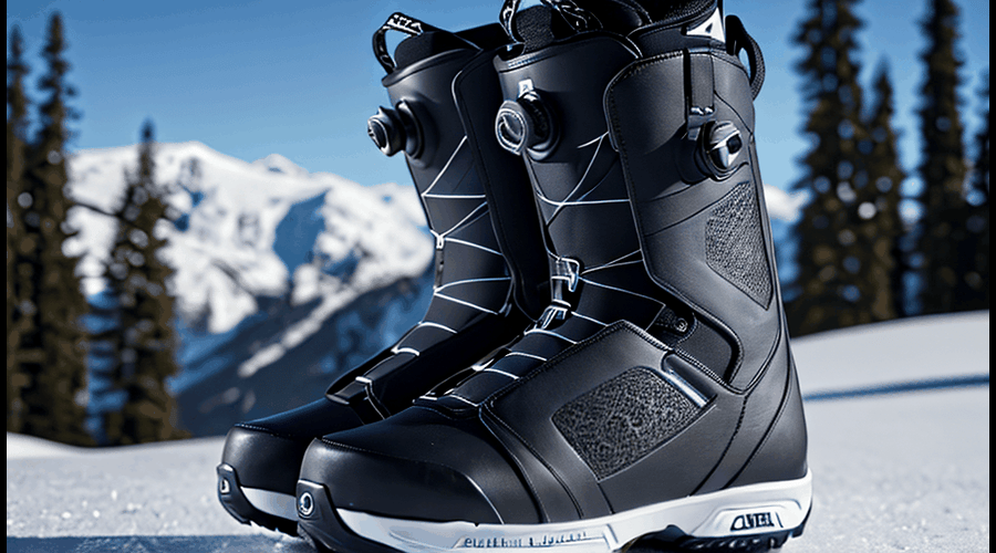 Experience the ultimate snowboarding adventure with Salomon's top-of-the-line snowboard boots, providing unparalleled comfort and performance for both pros and beginners alike.