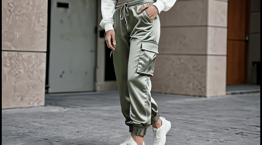 Satin Cargo Joggers