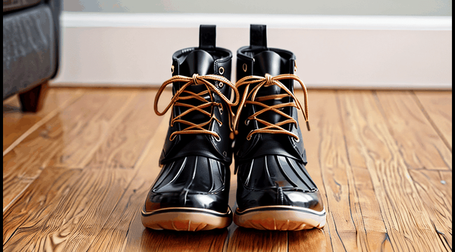 A detailed comparison of black Sperry Duck Boots, highlighting their durability, water resistance, and classic styling.