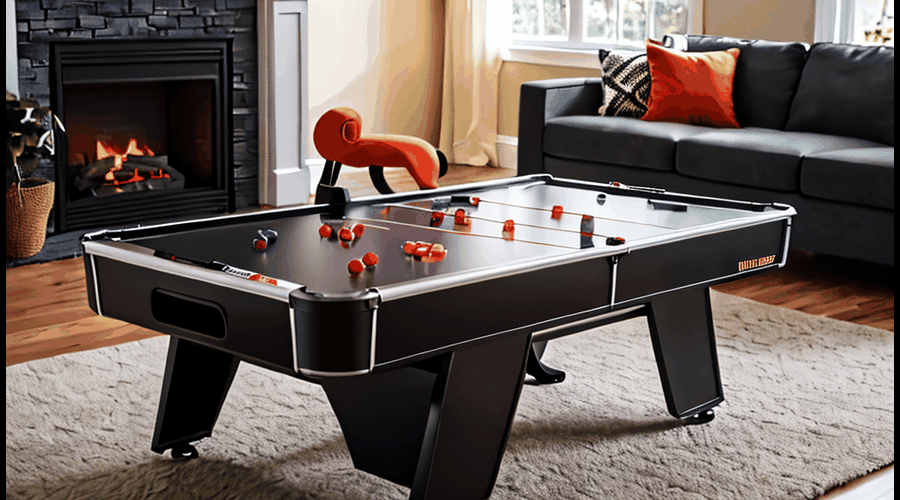 A detailed analysis of Sportcraft's Turbo Air Hockey Table, examining its gameplay features, construction quality, and value as a competitive gaming surface.
