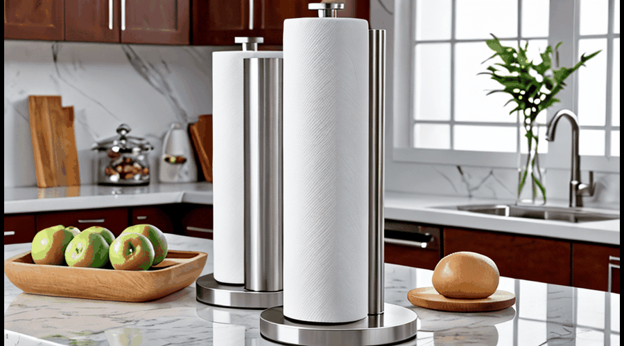 Our roundup of stainless steel paper towel holders examines their durability, style options, and space-saving designs to help you find the perfect holder for your kitchen.