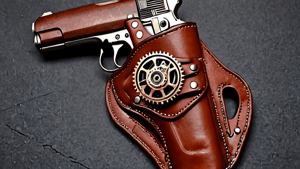 HILASON Western Leather Shoulder Rig Gun Holster 44/45 Caliber