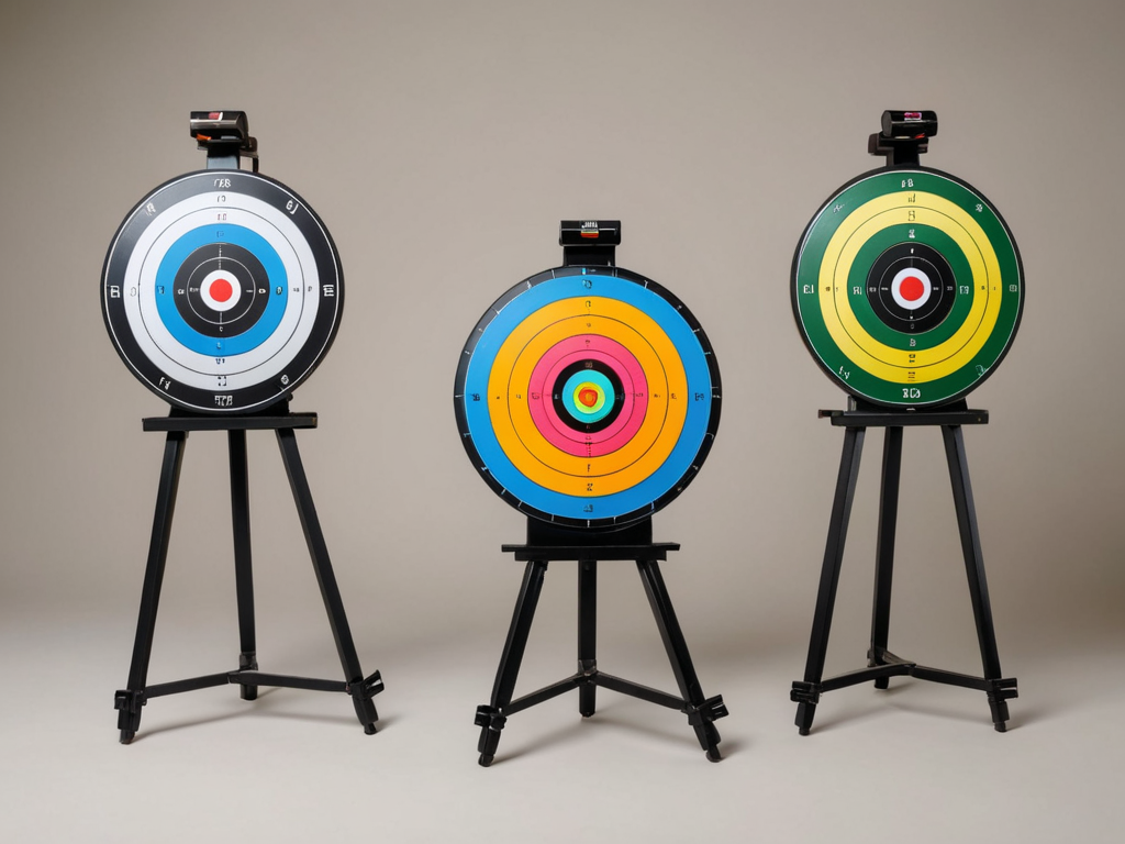 Steel Shooting Targets with Stand-4