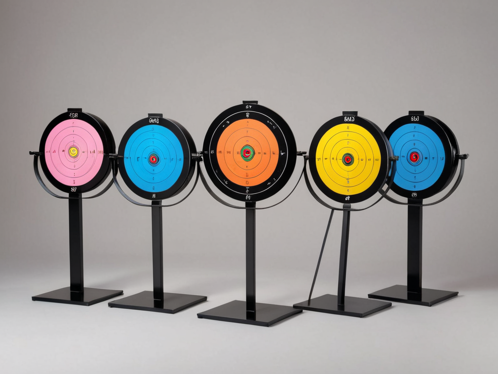 Steel Shooting Targets with Stand-6