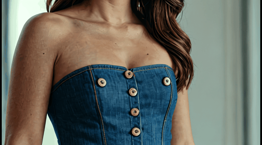 Strapless Denim Dresses