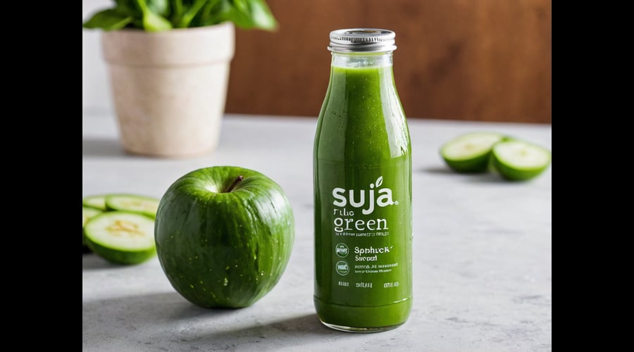 A curated guide to the Suja Green Juice products, highlighting their key ingredients and health benefits.