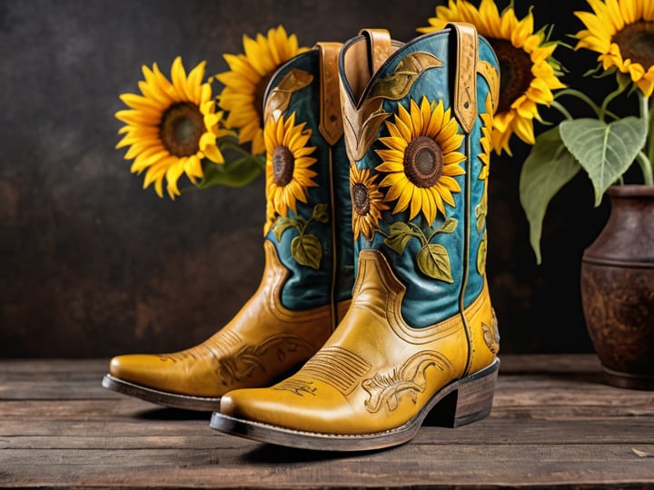 Sunflower-Cowboy-Boots-2