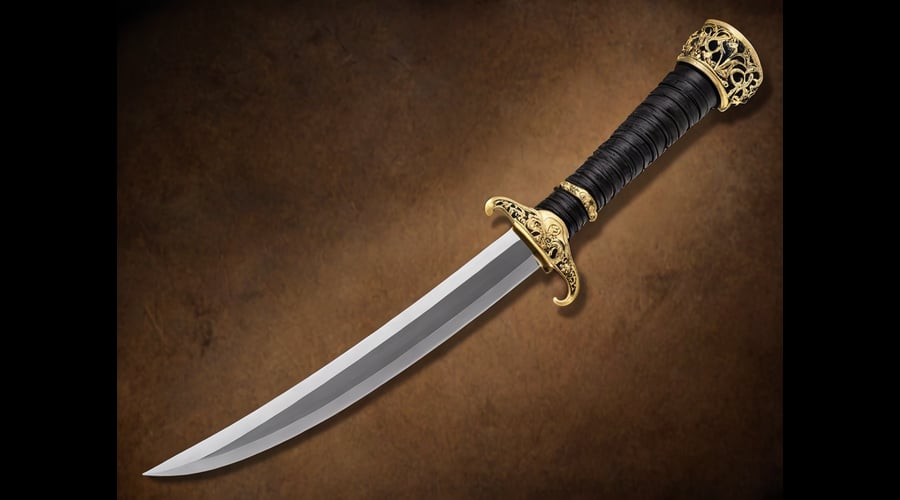 Our swept hilt rapier features an elegant curved hilt design and a sharp blade, making it a versatile choice for both historical reenactment and training.