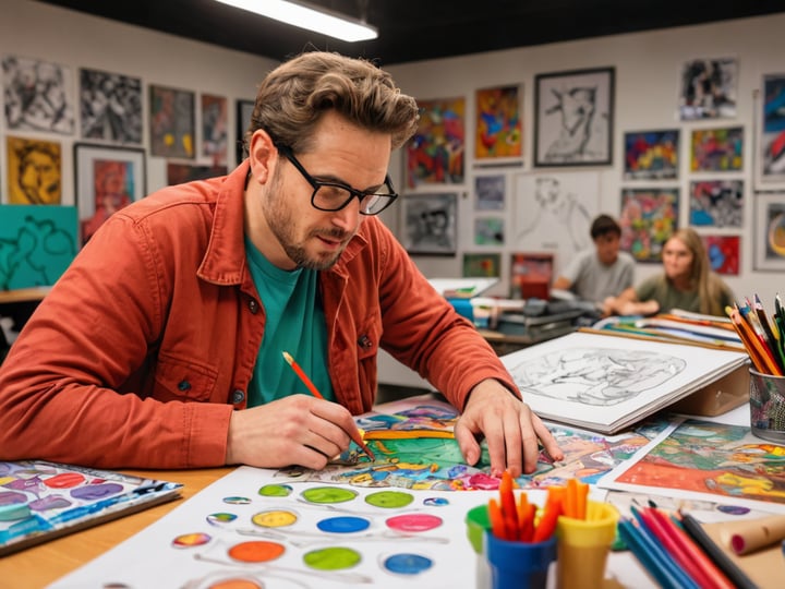The-Comic-Artist-And-His-Assistants-3