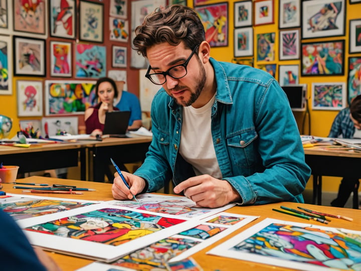 The-Comic-Artist-And-His-Assistants-4