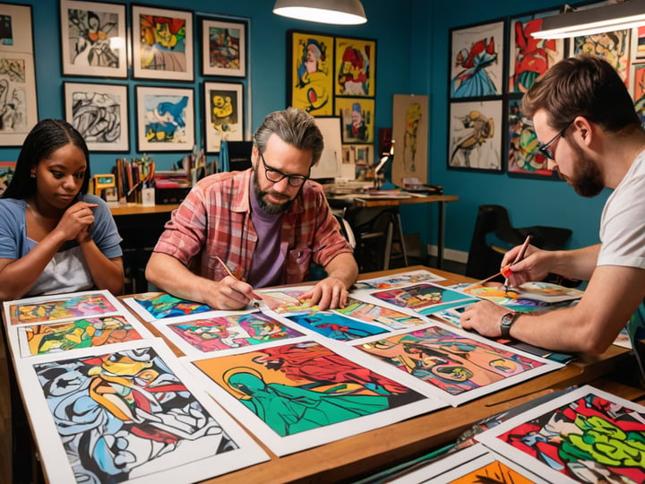 The-Comic-Artist-And-His-Assistants-5