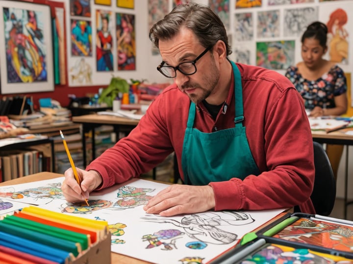 The-Comic-Artist-And-His-Assistants-6