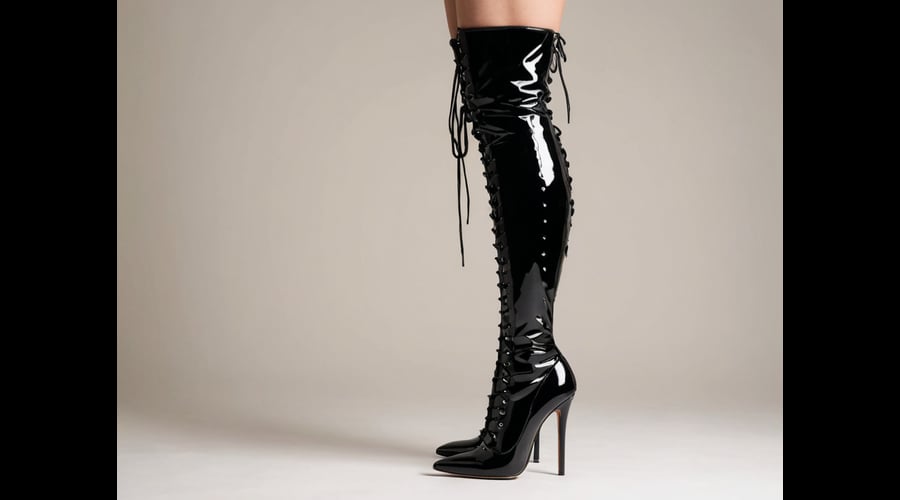 Our thigh high lace up heels offer a sophisticated silhouette with intricate detailing. These elegant shoes combine precise craftsmanship with flattering height, perfect for adding an elegant touch to any formal occasion.