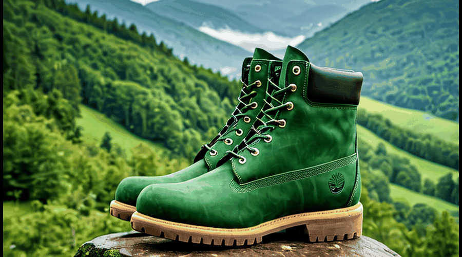 This roundup features Timberland's popular green boots, highlighting their durable construction and reliable protection for outdoor adventures.