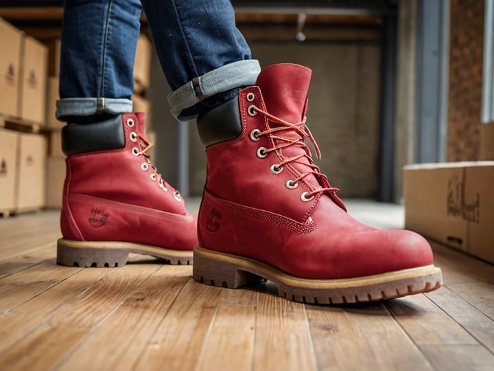 Timberland-Boots-Mens-Red-4