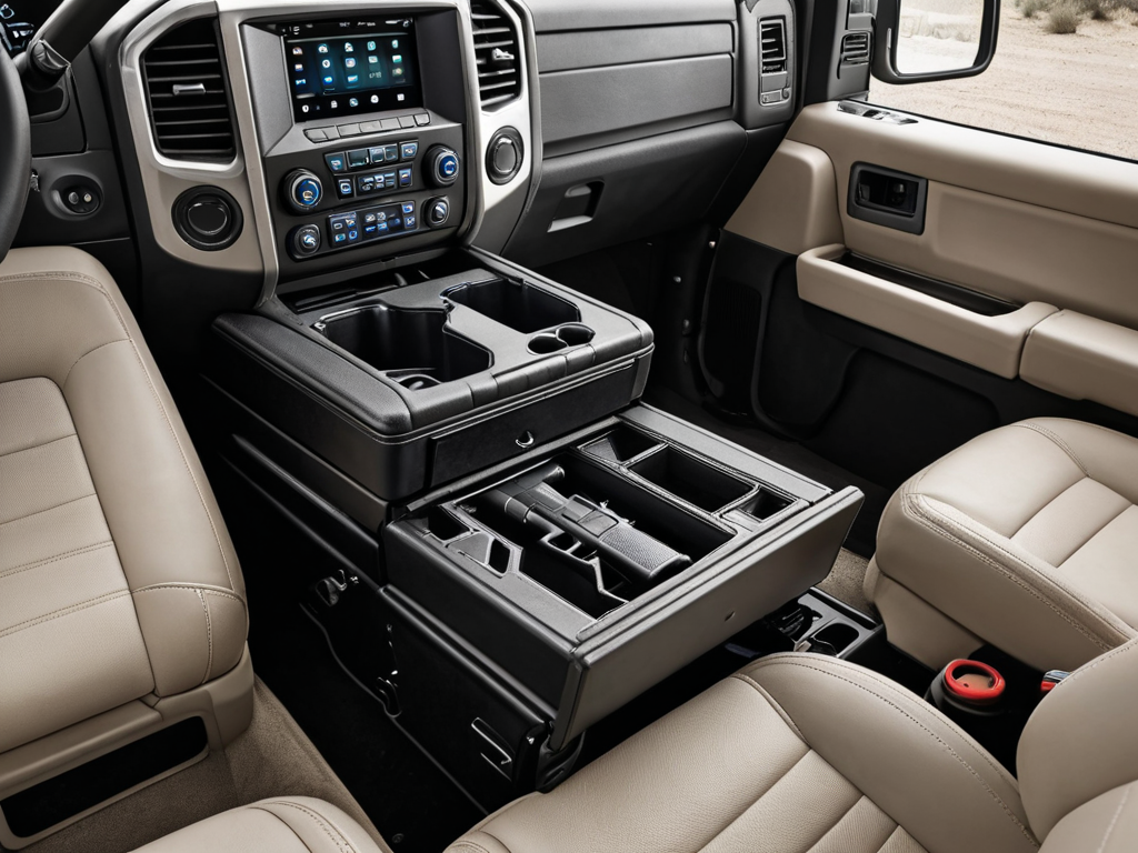 Truck Center Console Gun Holsters — University of Guns