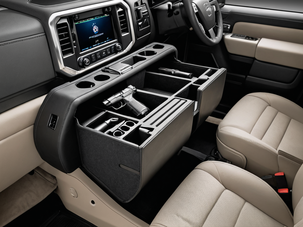 Truck Center Console Gun Holsters — University of Guns