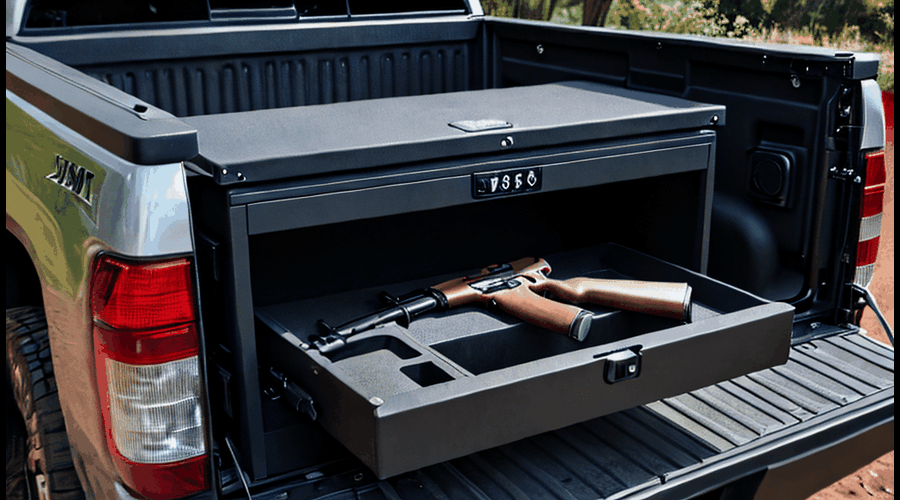 A comprehensive guide to truck gun safes, comparing features, lock types, and weight capacities to help you choose the right safe for your vehicle.