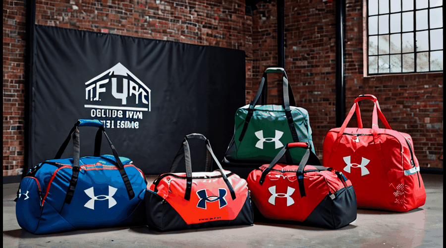 Discover our collection of Under Armour gym bags designed to keep your workout essentials organized and protected while on-the-go. Featuring a variety of sizes, styles, and features, our product roundup helps you find the perfect bag to suit your fitness needs.
